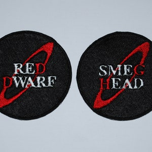 Red Dwarf Smeg Head logo Sci-fi Cosplay Embroidered Patch