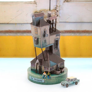 BURROW PAPERCRAFT - Papiermodellbausatz zum Schneiden und Zusammenbau