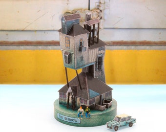 BURROW PAPERCRAFT - Cut & Assemble Paper Model Kit