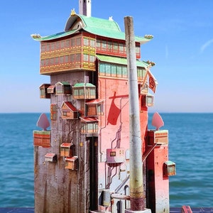 BADHUS - Papperspyssel - Häxpalats - Japanskt badhus av papper bild 8