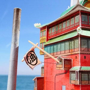 BADHUS - Papperspyssel - Häxpalats - Japanskt badhus av papper bild 4