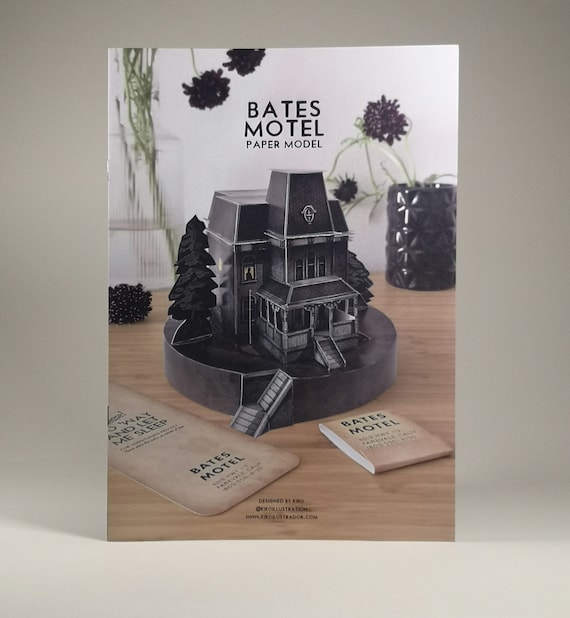Psycho House Paper Model Kit – Bates Mansion H0 Scale - FREE 