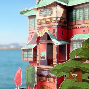 BADHUS - Papperspyssel - Häxpalats - Japanskt badhus av papper bild 5