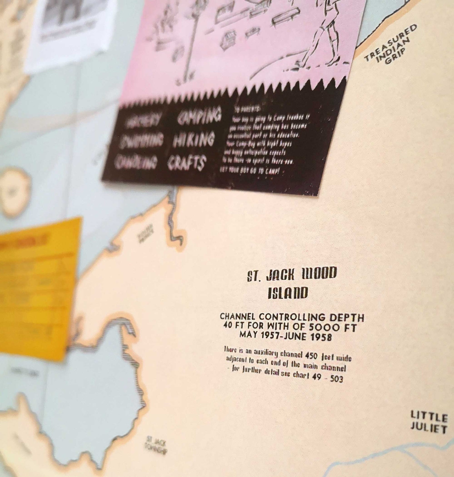 Moonrise Kingdom Map New Penzance Island With Original Ephemera