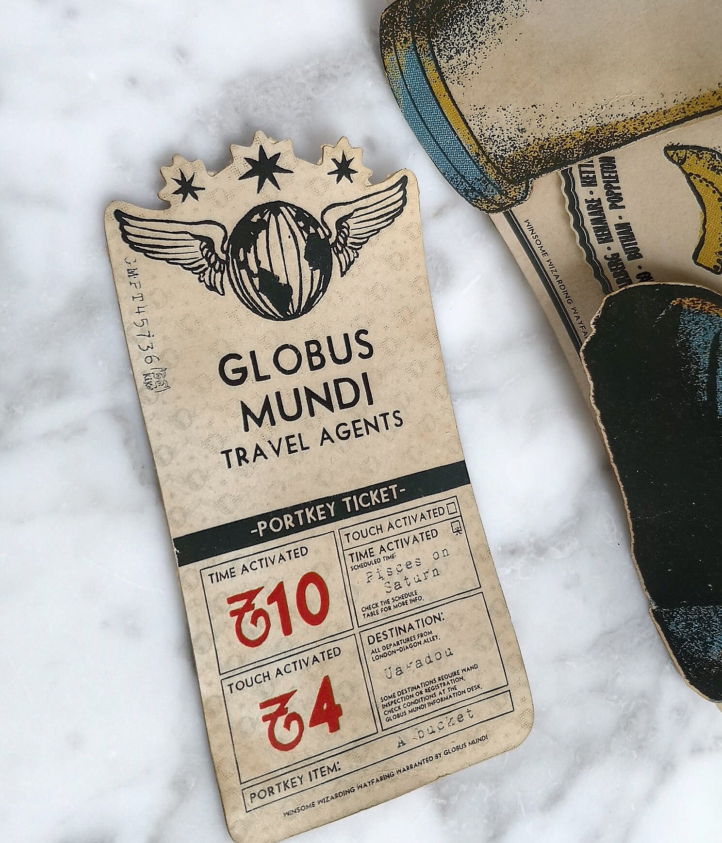 Portkey Schedule Dial From Globus Mundi Travel Agency MAGIC - Etsy Israel