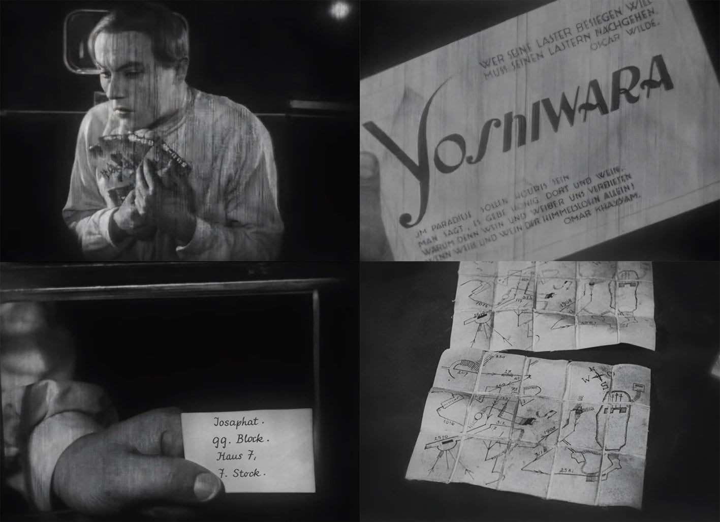 メトロポリス 1927 映画小道具レプリカ セット - 紙幣 3 枚、吉原の