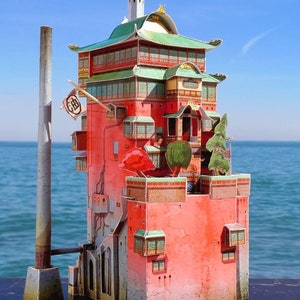 BADHUS - Papperspyssel - Häxpalats - Japanskt badhus av papper bild 6