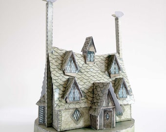 THE SHELL COTTAGE - Papiermodell Bausatz zum Schneiden und Zusammenbauen