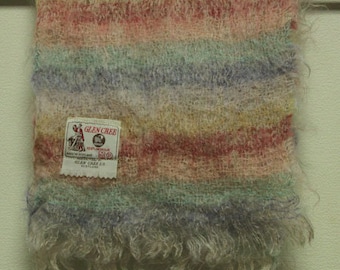 70s vintage Glen Cree mohair scarves made in scotland