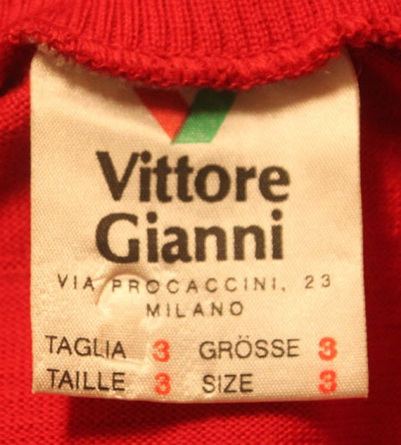 Deadstock 70's vintage Vittore Gianni cycle jerse… - image 4