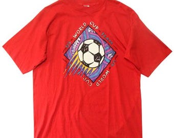 1994 USA world cup vintage Deadstock Adidas Tshirts made in USA