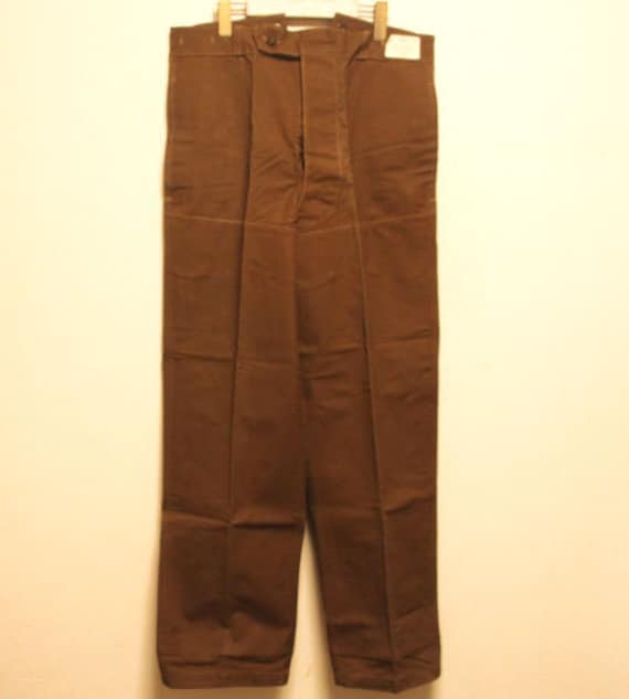1930's Deadstock French Railway pants made in fran