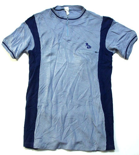 60's vintage Peugeot cycle jersey made in Belgium