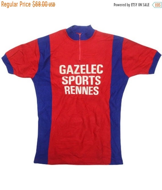フランス製70年代ヴィンテージサイクルジャージ - Etsy 日本