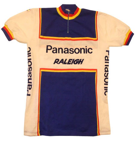 PANASONIC RALEIGH RETRO Ciclismo in jersey ciclismo Maglie manica corta 