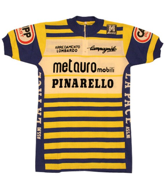 santini retro cycling jersey