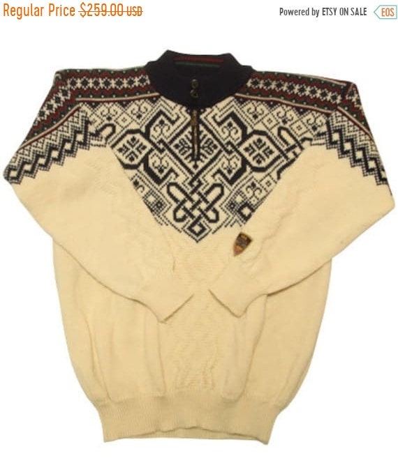トップス Deadstock DALE of Norway Deadstock 90's Vintage Dale of Norway Nordic Sweater M Made