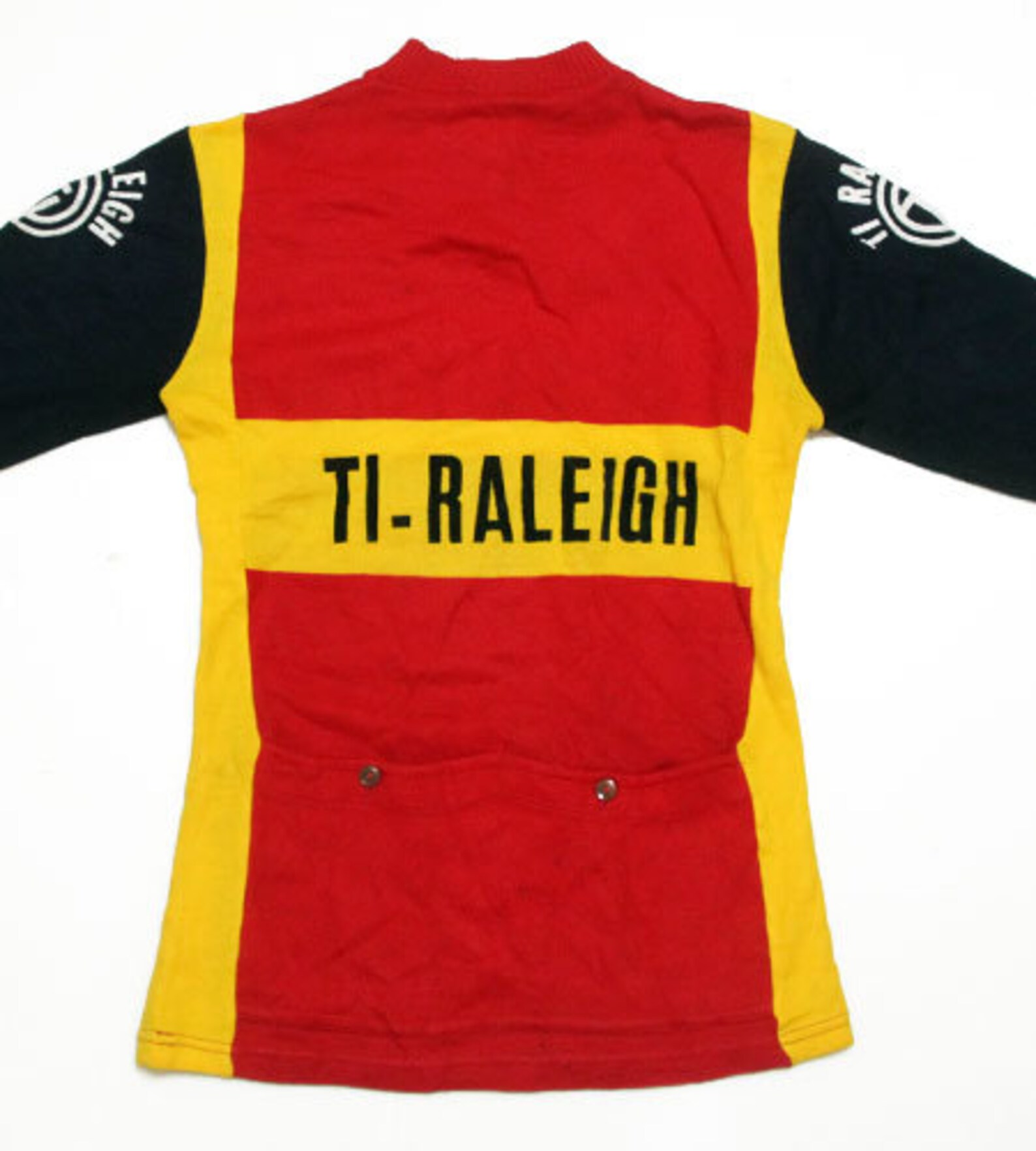 Maillot Cycliste Vintage TI Raleigh Campagnolo Années 80 - Acrylique - Taille 2/S
