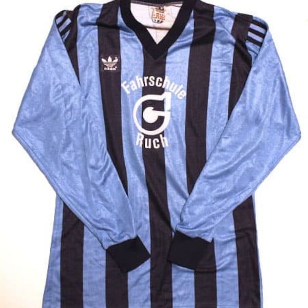 80's vintage adidas football shirts made in west germany