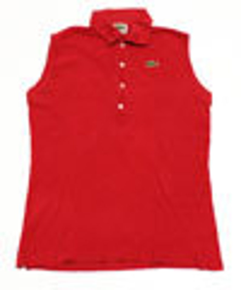 60/'s vintage Lacoste sleeveless shirts made in France