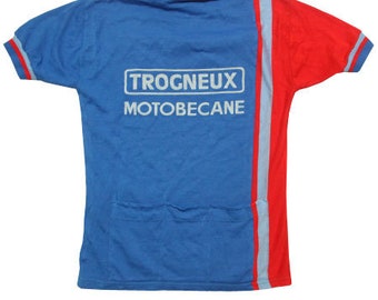 Maillot Cycliste Vintage MOTOBECANE - Années 80 - Taille 48 (M) - Rouge
