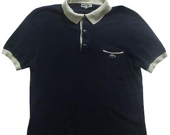 LACOSTE IZOD Vintage 70s Made in Japan Men's Tennis Polo Shirt