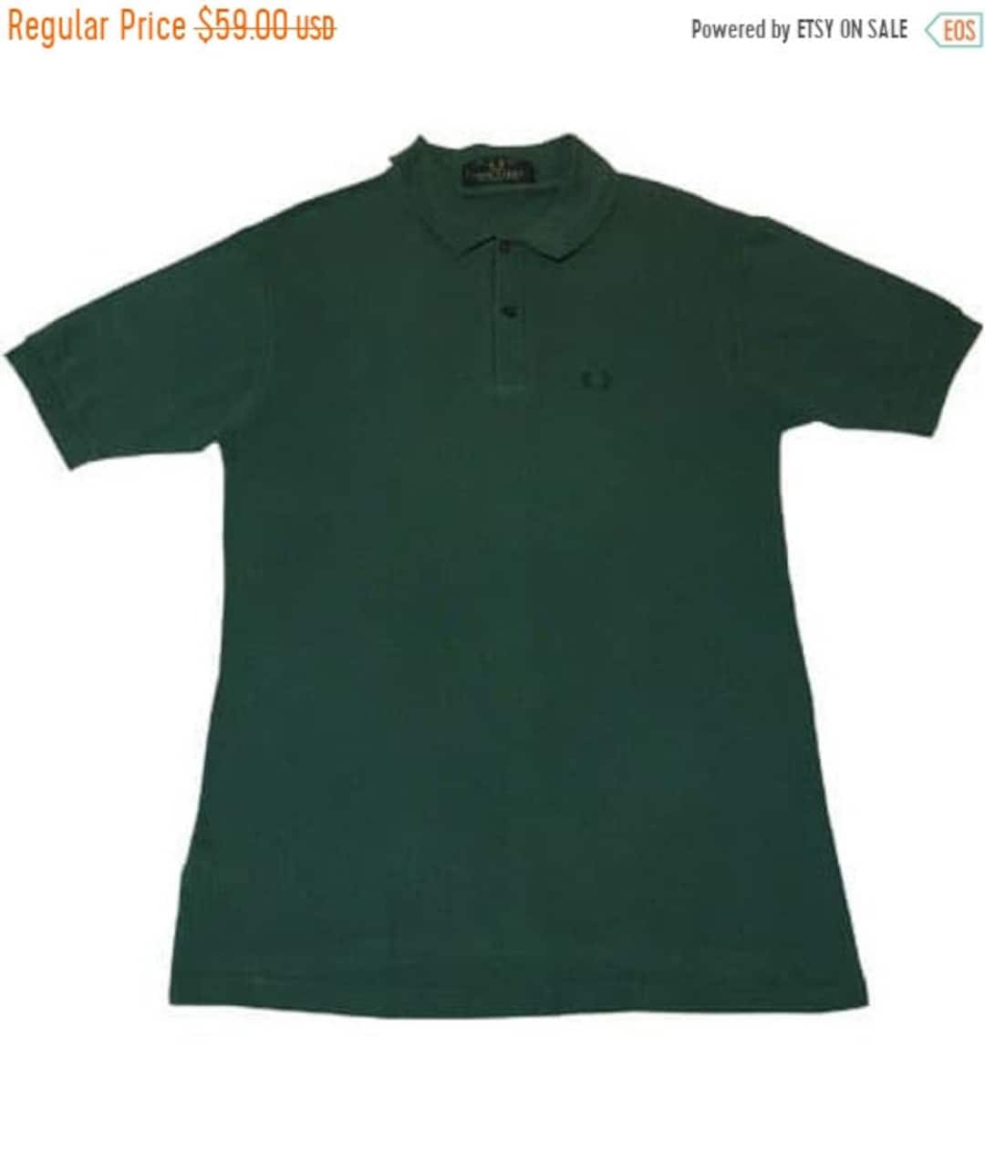 Fred Perry 90s Vintage Yellow Polo Shirt Made in England