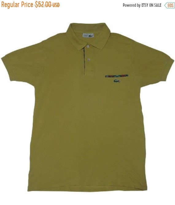 70 s Vintage Lacoste Polo Shirts Made in France Etsy Canada