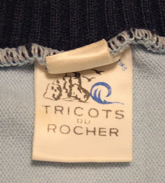 Maillot Cycliste Vintage GAN – Tricots Du Rocher – Années 70 – Taille M