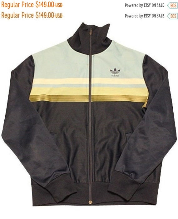 on Sale Until 10/15/2022 70s Vintage Adidas Jacket Ventex Made in France