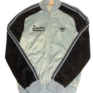 Adidas ATP Jacket 1970s Vintage Nylon Made France Blue RARE Adidas ATP Jacket 1970s Vintage Nylon Made France Blue RARE