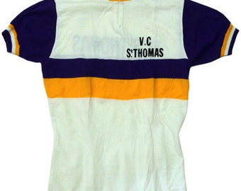 70's vintage cycle jersey made in France