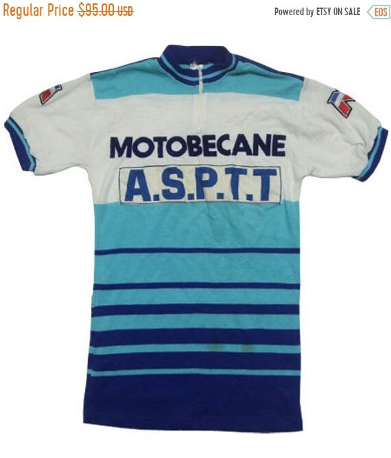Maillot cycliste vintage MOTOBECANE années 80 maglia shirt