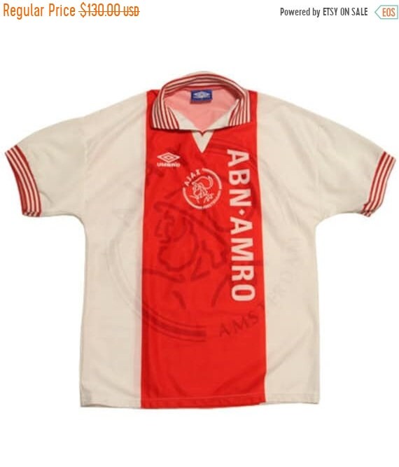 Achtervoegsel vacuüm Conflict 90's Vintage Ajax Amsterdam Umbro Football Shirts Made in - Etsy