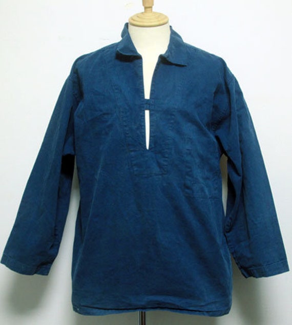 70s Vintage French Fisherman Smock Made in France - Etsy