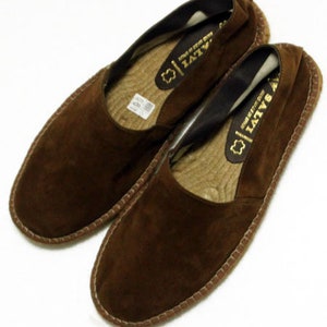 Deadstock Wildleder Espadrilles hergestellt in Spanien