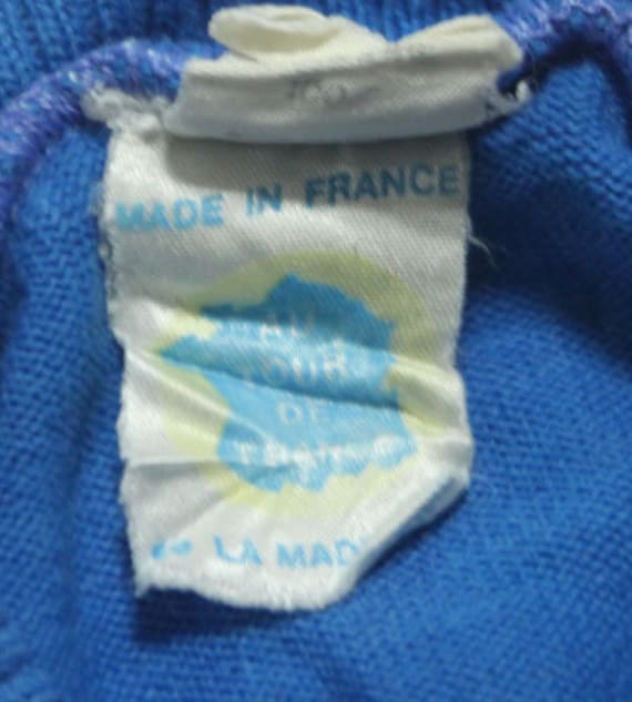 Maillot Cycliste Vintage Motobécane – Acrylique, Années 70, Homme, Taille 2