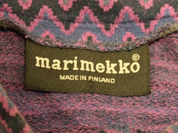 80s vintage marimekko tunic made in finland - image 4