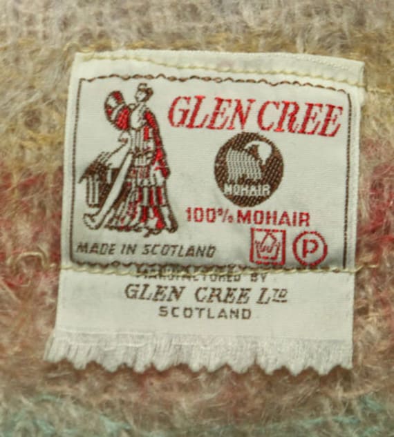 70s vintage Glen Cree mohair scarves made in scot… - image 3