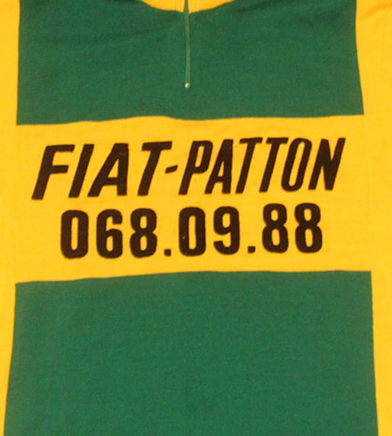 70年代のヴィンテージデッドストックFIATサイクルジャージ、ベルギー製