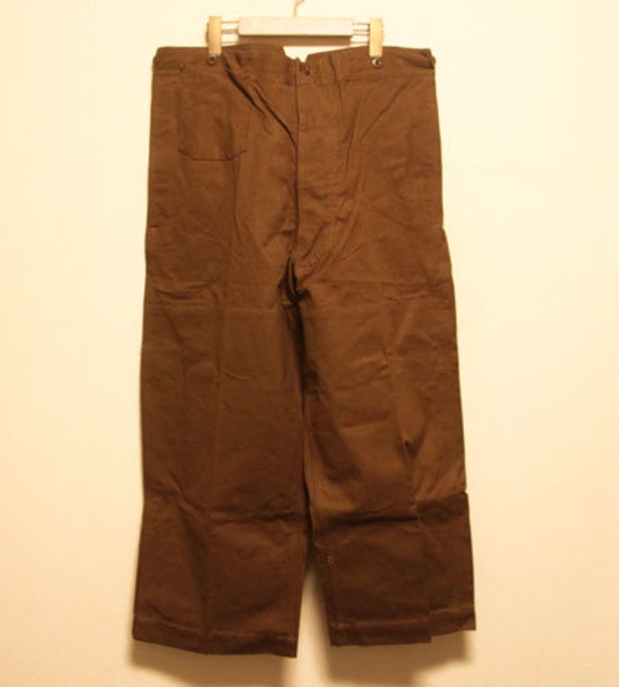 1930's Deadstock French Railway pants made in fran