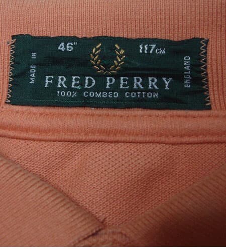 ENGLAND製 OLD FREDPERRY 42 希少 良品 Vintage Fred Perry Polo Shirt Men's Luxury Tee Classic Size