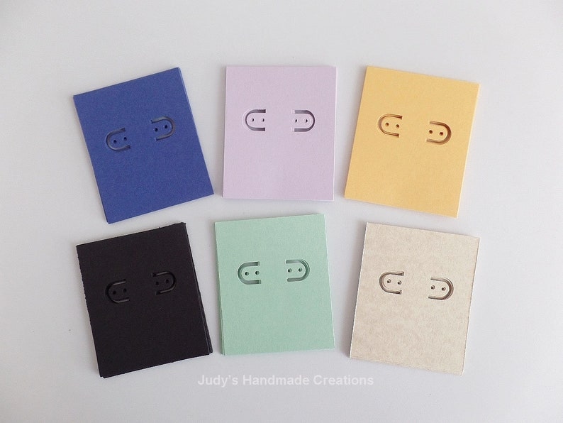 Earrings Cards 50 Assortment Color Cardstock Earring Cards Display Cards,Jewelry Cards,Earring Tags,Jewelry Package Cards Popular item