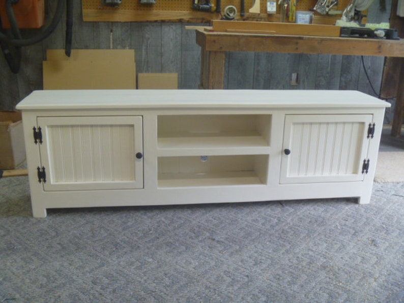 Ready To Ship 70 Inch Cottage Tv Stand Plazma Bead Image 0