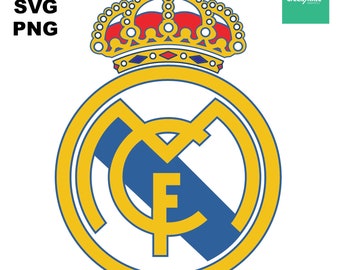 Real Madrid Logo   | Digital File | Download Only | SVG, PNG