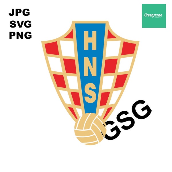 Croatia  National Team  Logo   | Digital File | Download Only | SVG