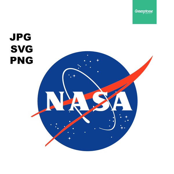 NASA LOGO | Digital File | Download Only | SVG