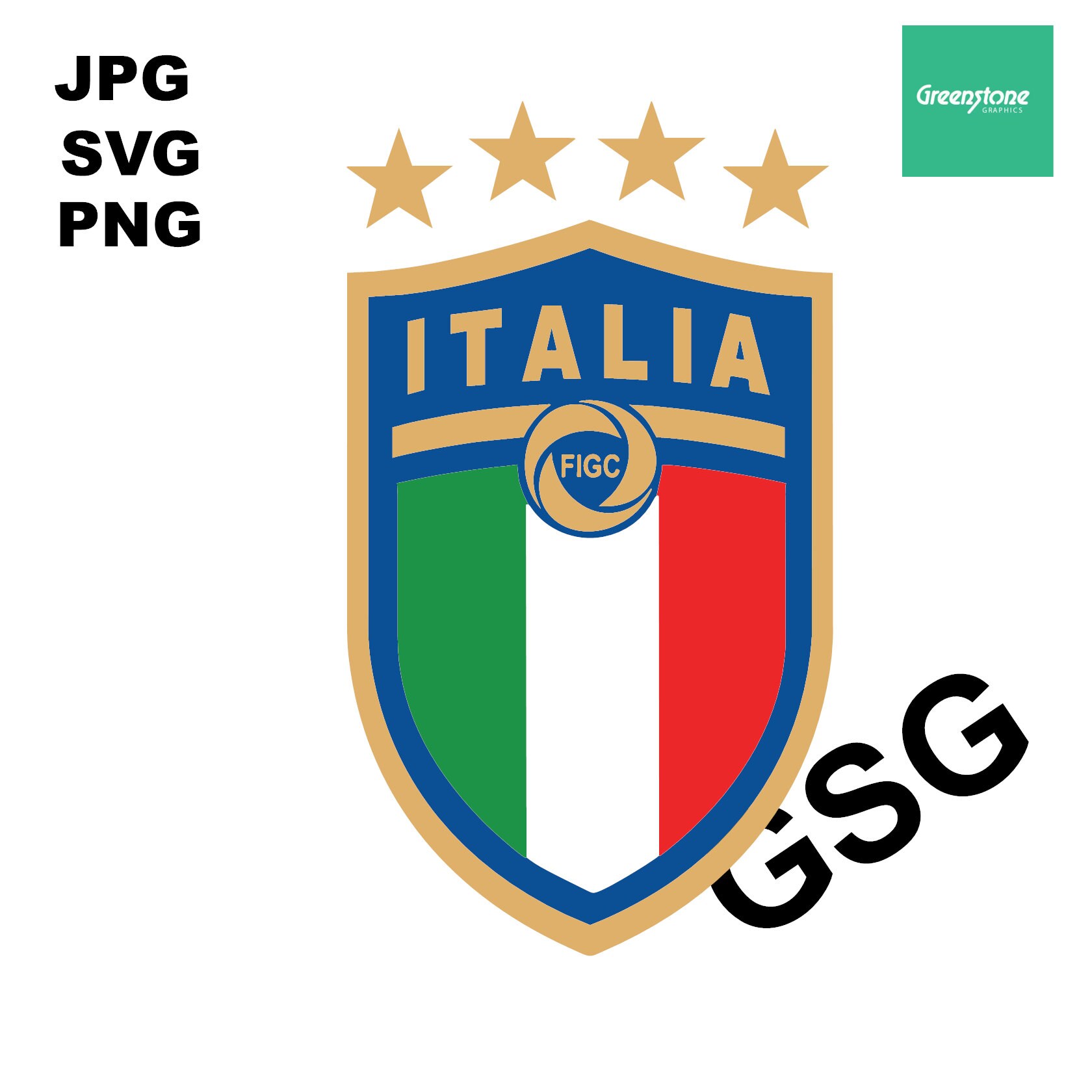 Vector set of 100 Italian football club's logos including Serie A, Serie B  and Serie C vector de Stock