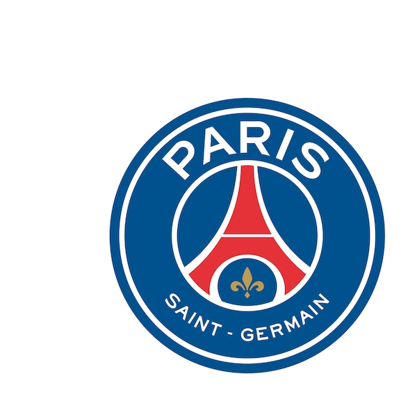 Paris Saint Germain  Stickers die cut |   with white borders  | 3 inches by scale | Free Shipping