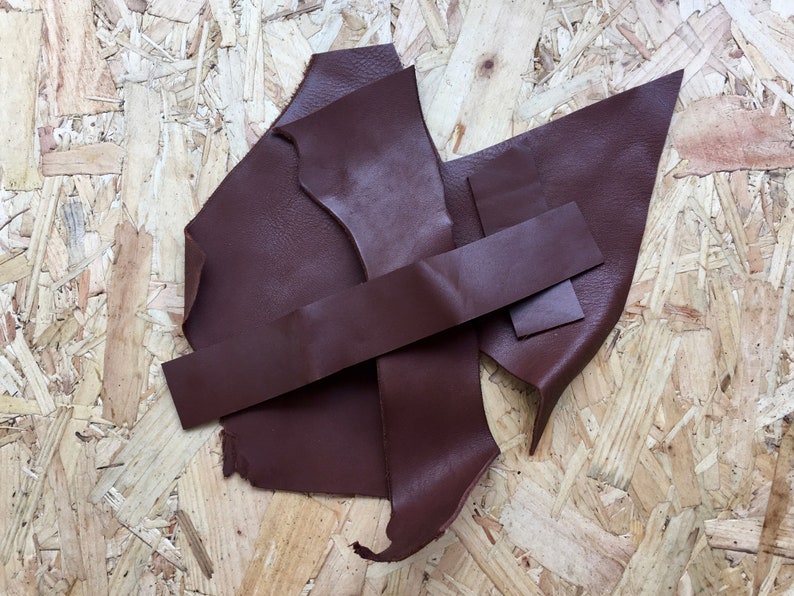 Light Brown Cowhide Leather Pieces Scrap Fabric Genuine Etsy UK
